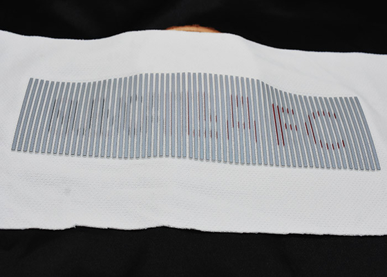 چاپ برچسب های انتقال حرارت لوگوی سیلیکونی 1 میلی متری سفارشی برای لباس