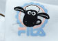برجسته برچسب های لباس انتقال حرارت گوسفند 2D تصویب SGS
