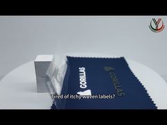 تماشا کنید: برچسب های انتقال حرارت لوگوی TPU قالب‌گیری شده سفارشی ولتاژ برای نمایش لباس