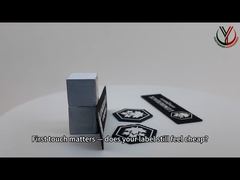 نمایش 5 رنگ‌بندی برچسب انتقال حرارت سیلیکونی سه‌بعدی یونیفرم با سگک‌های فلزی دمو