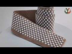 معرفی نوار الاستیک ضد لغزش با نقاط سیلیکونی برجسته سه بعدی SGS برای لباس برای شما