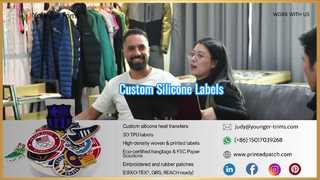 برچسب های حلقه آویز سیلیکونی سفارشی برای لباس