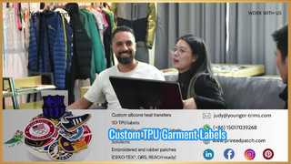 برچسب های TPU سفارشی برای پوشاک