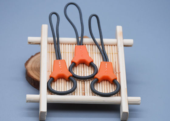 لوگوی سفارشی زیپ پلاستیکی دو رنگ پلی استر برای پوشاک