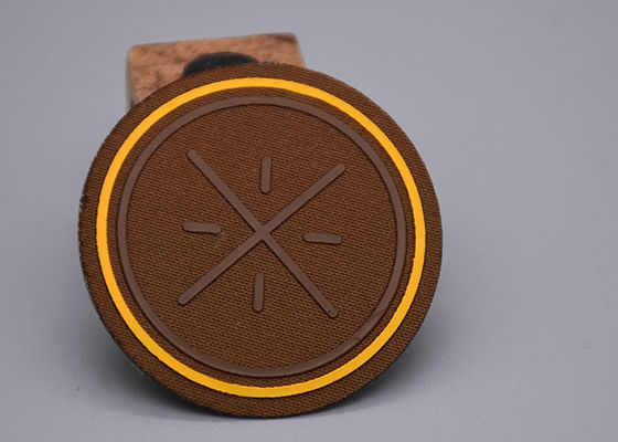 برچسب‌های لباس انتقال حرارت نشان‌واره سیلیکونی دوبعدی پارچه بافته شده