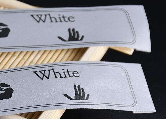 برچسب های انعکاسی سفارشی 3M لباس چاپ شده با لوگوی جوهر سیاه