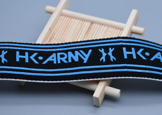 بند الاستیک پنبه ای 40 میلی متری با لوگوی سیلیکونی چاپ شده