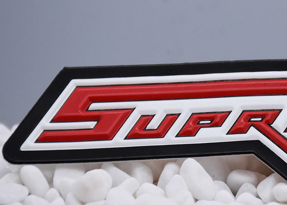 برچسب های لباس انتقال حرارت دو رنگ برجسته TPU با لوگوی برجسته