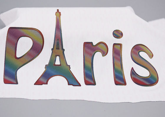 برچسب های لباس انتقال حرارت فیلم رنگارنگ سفارشی