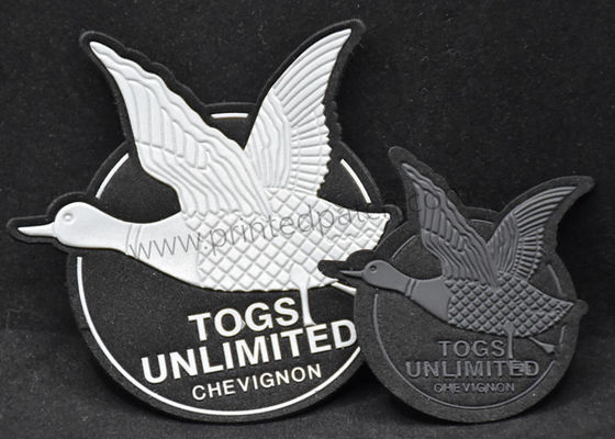 Debossed 300psi 3M برچسب های بازتابنده آهن روی تکه های شلوار جین